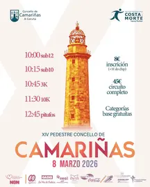 Cartel XIV Carreira Pedestre Camariñas