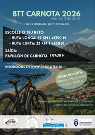Cartel BTT 2026 Carnota