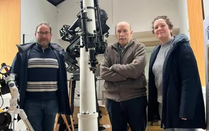 Huelvis astronomia santa comba