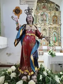 Imaxe de Nosa Señora de Cereo, citada no artigo. Foto-Luis Bermudez