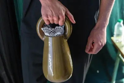 Oleria de Buno na Mostra de Encaixe