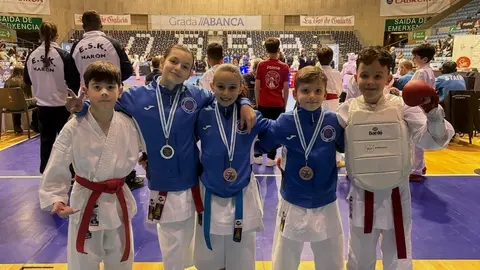 Club Karate Carballo no Campionato Galego Infantil