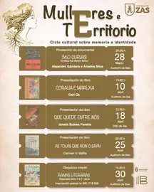 CARTEL ZAS - O Concello de Zas presenta o ciclo cultural sobre memoria e identidade 'Mulleres e Territorio'