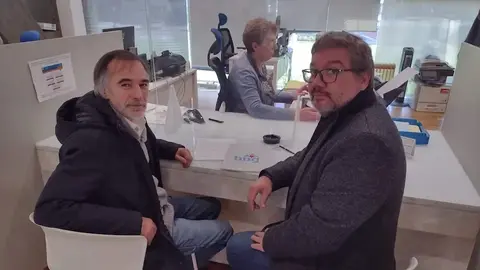  Benxamín Queiro e Oscar Insua 
