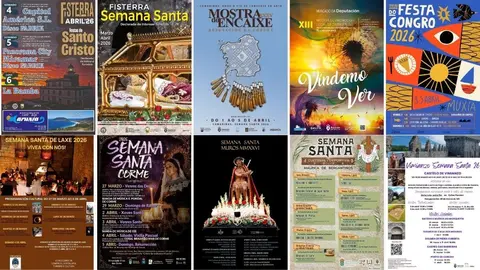 Axenda de Samana Santa na Costa da Morte 2026