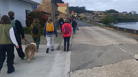 andaina pola Via Celtica na Ponte do Porto