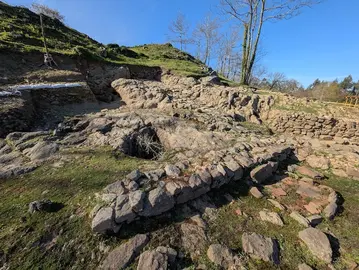 Zona escavada do Castro de Montes Claros 2