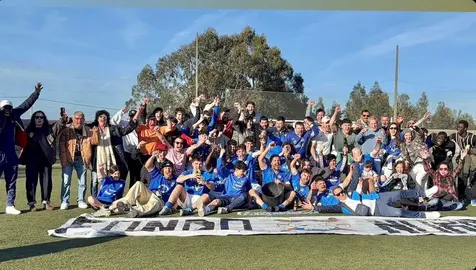 O Malpica celebrando o pase a final da Copa da Costa