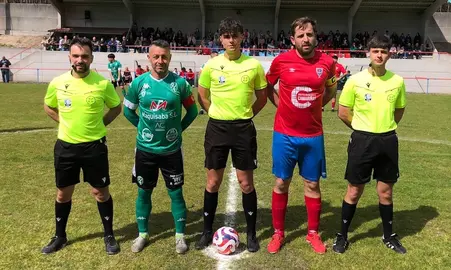 Doro e Pejo co trio arbitral na Grixa-Foto-Parker