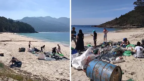 Limpeza Mar de Fabula en Gures2