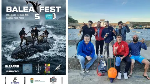 Membros da AC Campal co Balea Fest