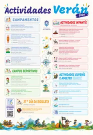 Cartel actividades verán 2026
