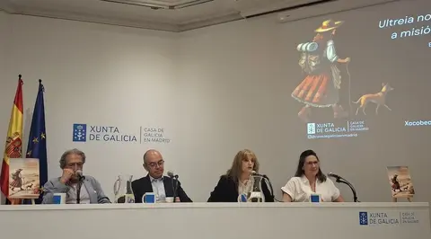 Branca Vilela na Casa dae Galicia en Madrid