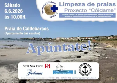 Limpeza praia do Pindo