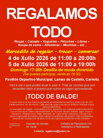 Regalamos todo carnota