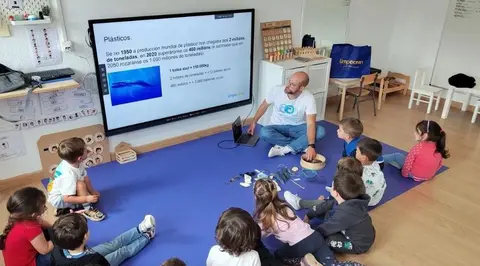 Limpocean no CEIP-Eduardo-Pondal 
