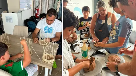 Obradoiros nos campamentos de Pasenino