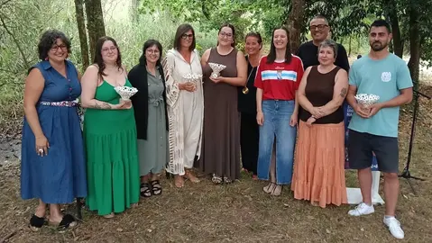 BNG entregando os premios aos negocios en galego