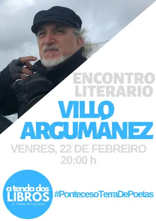 Encontro Literario en Ponteceso con Villo Argumanez