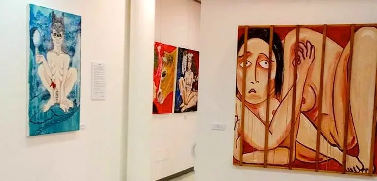 Exposicion de Viki Rivadulla en Vimianzo