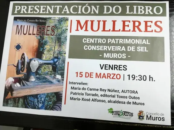 Presenracion libro Maria de Carmen Rey Mulleres en Muros