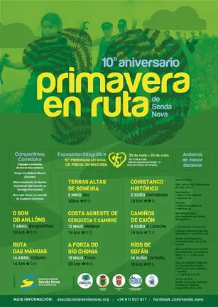 Primavera en Ruta de Senda Nova 2019 Cartel