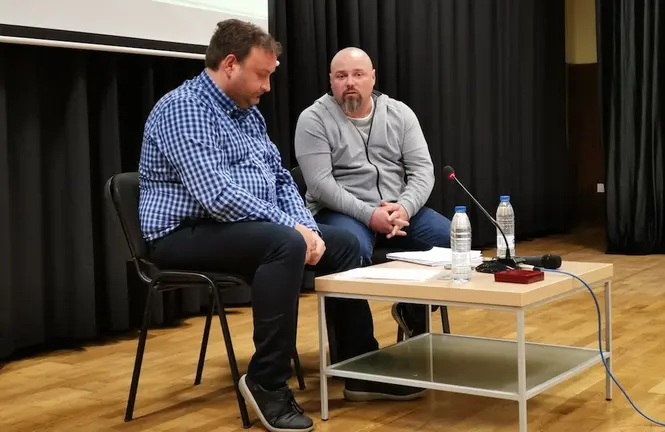 Alex Lombardero con Huelvis en Santa Comba