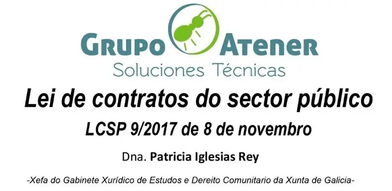 Grupo Atener Charla Lei Contrato publico