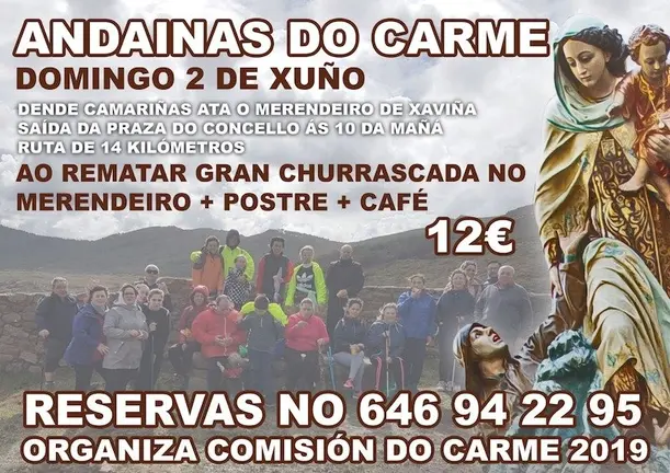 Andaina Virxe do Carme por Camarinas