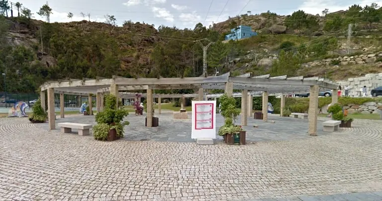 A pergola ira nesta zona da Fervenza do Ezaro