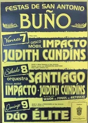 Festas de San Antonio de Buno 2019