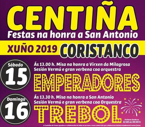 Festas da Centina de Coristanco 2019