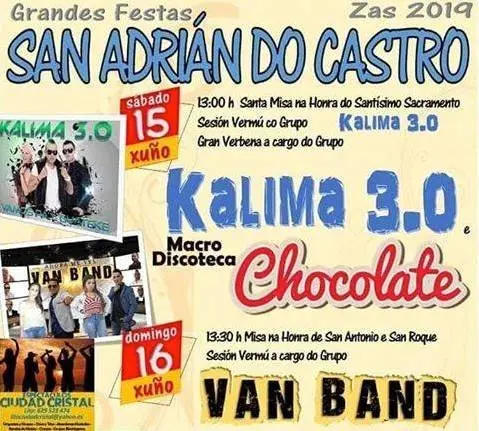 Festas de San Adrian do Castro Zas 2019