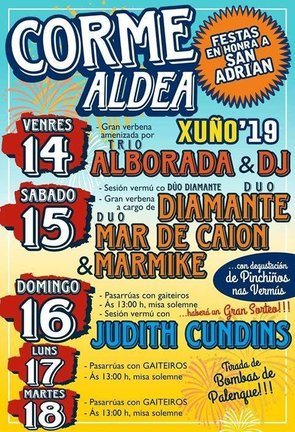Festas de SAn Adrian de Corme-Aldea 2019