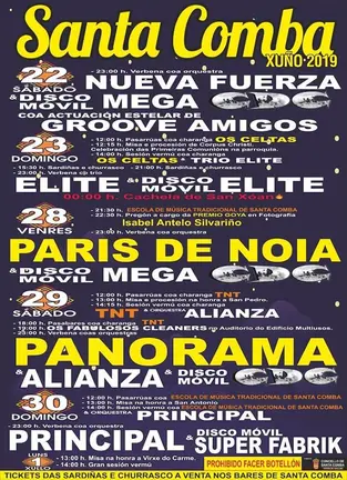 Festas de San Pedro de Santa Comba 2019