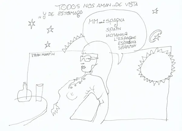 Debuxo Fran Martin Amo Spagna