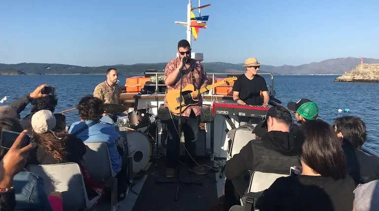 Blues a bordo en Fisterra