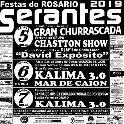 Festas do Rosario de Serantes Laxe 5xullo 2019