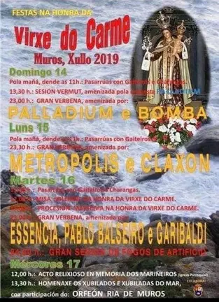 Festas do Carme de Muros 2019