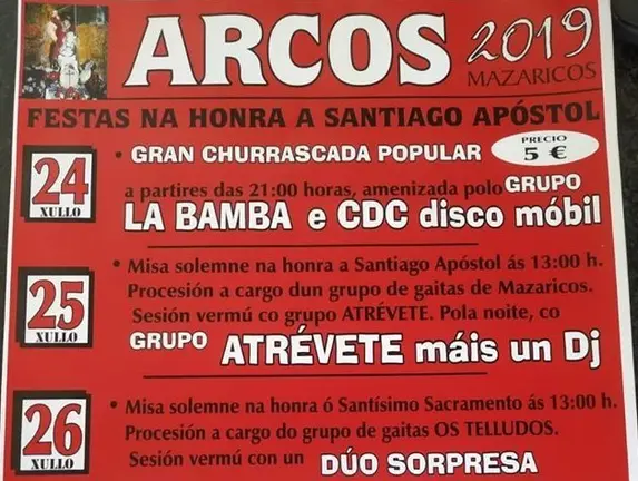 Festas do Apostol de Arcos-Mazaricos