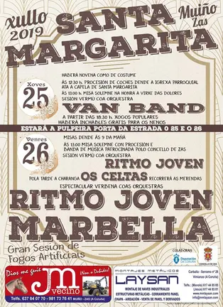 Festas de Santa Margarita de Zas 2019