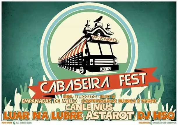 Festorreo ou Cabaseira Fest de Lira-Carnota-Agosto 2019