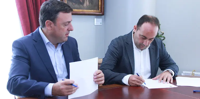 Valentin Gonzalez Formoso con Walter Pardo