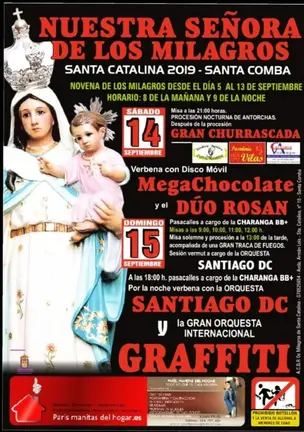 Nosa Señora dos Milagros de SAnta Comba 2019
