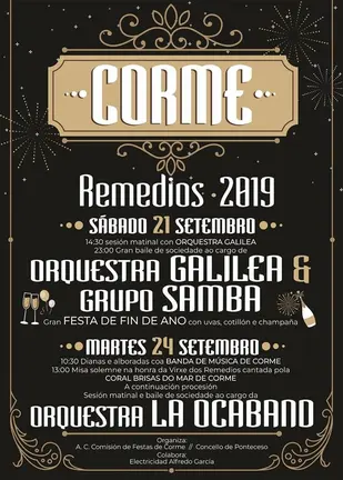 Festas dos Remedios de Corme 2019