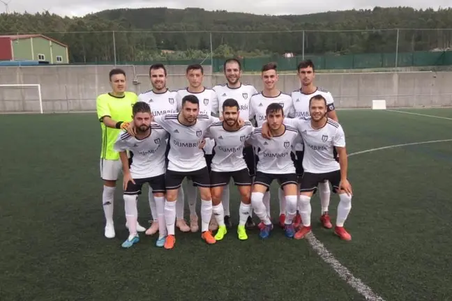 11 inicial do Dumbr&iacute;a ante o Tordoia