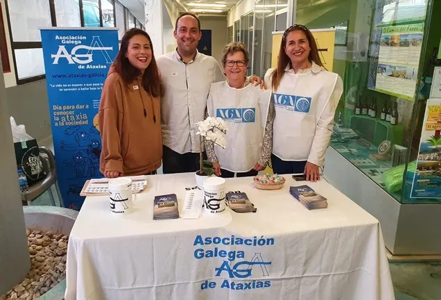 Lola Castro e Juliana Moscoso da Asociacion Galega de Ataxias en Malpica