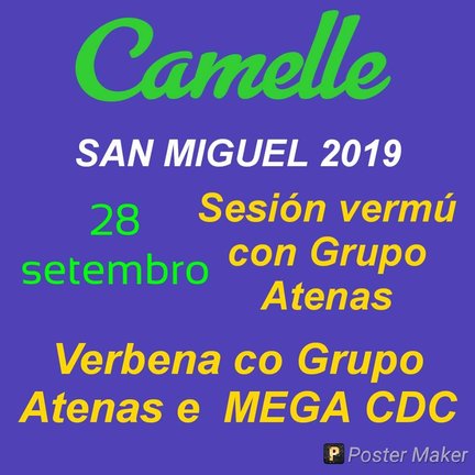 Festas de San MIguel de  Camelle 2019