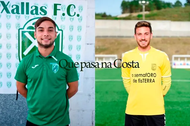 Christian e Bouz&oacute;n, os protagonistas da nosa previa do Xallas-Fisterra. Fotos: David Castro.