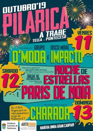 Festas da Pilarica Tella-Ponteceso-2019